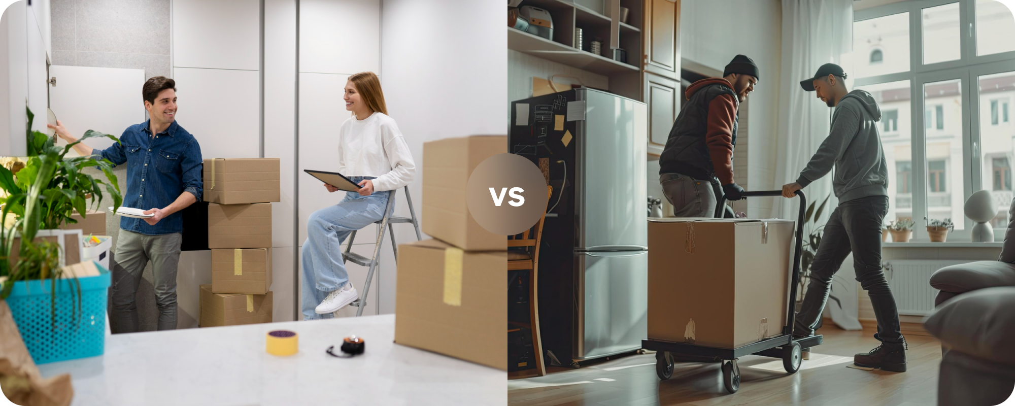 Self-Move VS Hiring Professional Movers in Dubai
